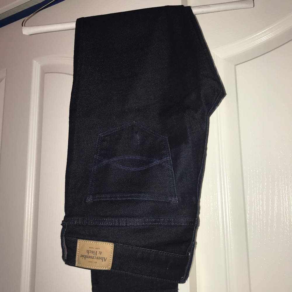 Dark Blue Abercrombie & Fitch Jean Legging (Short)